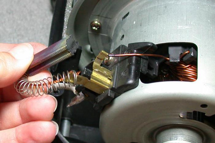 установка щеток на стиралку